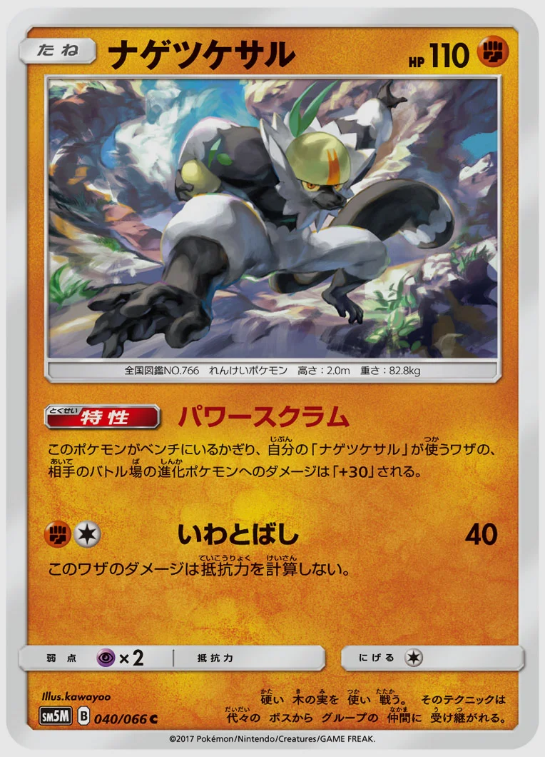 ナゲツケサル